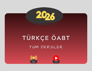 2026-TÜRKÇE ÖABT TÜM DERSLER PAKET