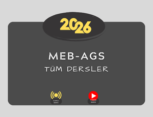 2026-MEB AGS TÜM DERSLER