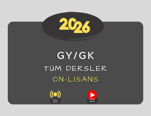 2026-KPSS GY/GK TÜM DERSLER ÖN LİSANS