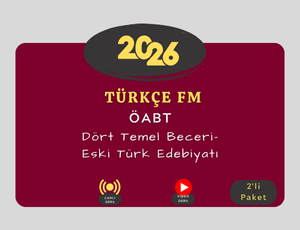 2026-Dört Temel Beceri & Eski Türk Edebiyatı Kazandıran İkili Paket