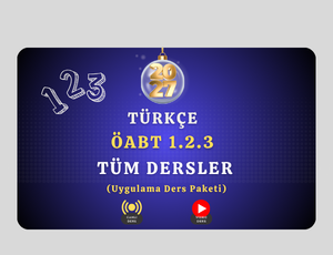2027-TÜRKÇE ÖABT 1.Mİ 2.Mİ 3.MÜ TÜM DERSLER