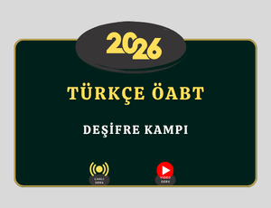 2026-Türkçe ÖABT- Deşifre Soru Çözüm Kampı