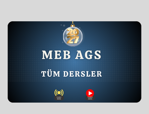 2027-MEB AGS TÜM DERSLER