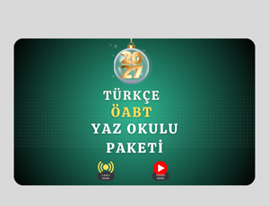 2027-TÜRKÇE ÖABT YAZ OKULU PAKETİ