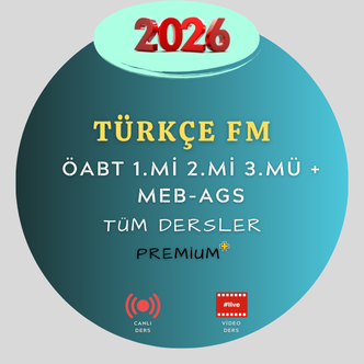 2026-TÜRKÇE ÖABT 1.Mİ 2.Mİ 3.MÜ + MEBAGS TÜM DERSLER PREMİUM PAKET